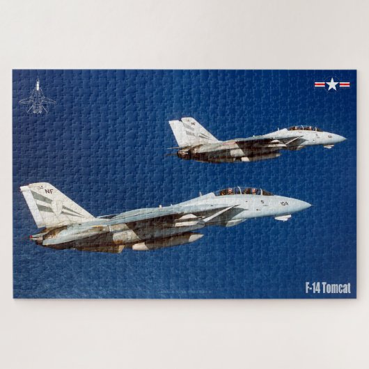 F-14 TOMCAT "WINGMAN" (20x30インチ) ジグソーパズル (横)
