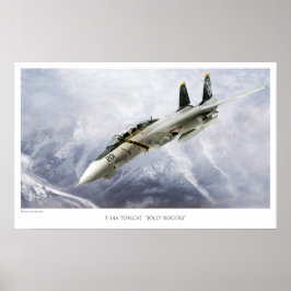 F-14A TOMCAT VF-84 JOLLY ROGERS ポスター