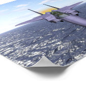 F-15は太平洋を飛行 ポスター (角)