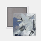 F-15イーグルは遠くにKC-135から引く マグネット (正面/裏面)