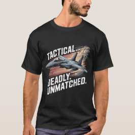 F-15イーグルジェット: 戦術的致命的無双戦闘機 Tシャツ