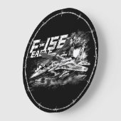 F-15イーグルラウンド(大)壁時計 ラージ壁時計 (傾斜)