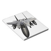 F-15イーグル戦闘機 ノートパッド (アングル)