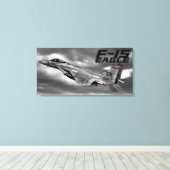 F-15イーグル キャンバスプリント (インサイチュ (ウッドフロア))