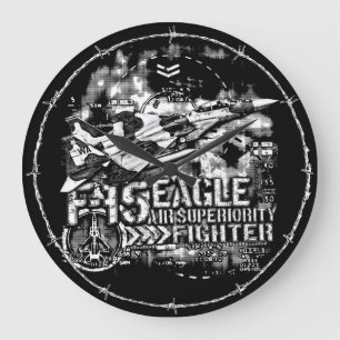 F-15イーグル ラージ壁時計