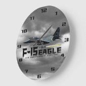 F-15イーグル ラージ壁時計 (傾斜)