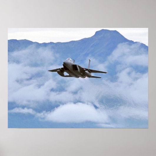 F-15ストライクイーグル航空機 ポスター (正面)