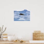 F-15ストライクイーグル航空機 ポスター (キッチン)