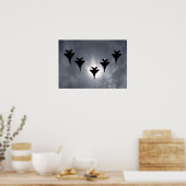 F-15ストライクイーグル航空機 ポスター (キッチン)