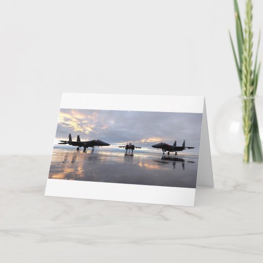 F-15ワシの戦闘機 カード (正面)