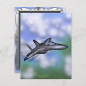 F-15戦闘機 招待状 (正面/裏面)