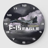 F-15 Eagle ラージ壁時計 (正面)
