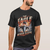 F-15 Eagle Jet: The Eagle Never Sleeps Tribute Tシャツ (正面)