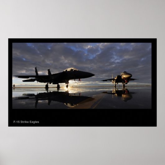 F-15 Strike Eaglesポスター ポスター (正面)