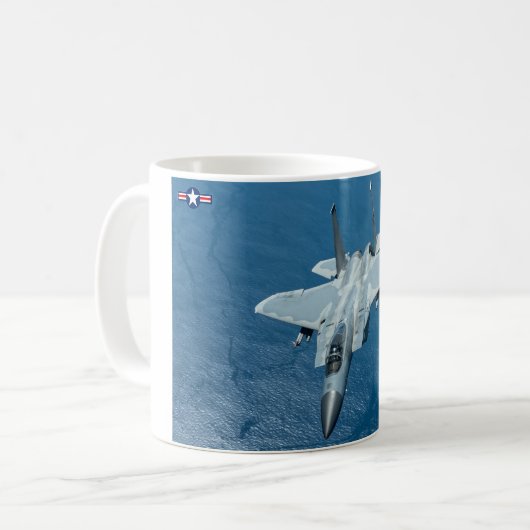 F-15Cイーグル コーヒーマグカップ (正面左)