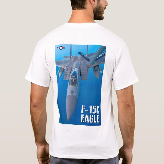 F-15Cイーグル Tシャツ (裏面)