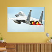 F-15C EAGLE 40x60 キャンバスプリント (インサイチュ (リビング))