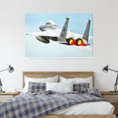 F-15C EAGLE 40x60 キャンバスプリント (インサイチュ (寝室))