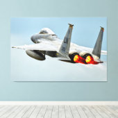 F-15C EAGLE 40x60 キャンバスプリント (インサイチュ (ウッドフロア))