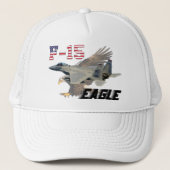 F-15C Eagle USAF Background Bald Eagle キャップ (正面)