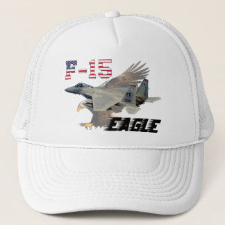 F-15C Eagle USAF Background Bald Eagle キャップ