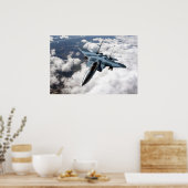 F-15C Over Alaska Poster ポスター (キッチン)