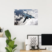 F-15C Over Alaska Poster ポスター (ホームオフィス)