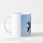 F-15Eの殴打のワシ コーヒーマグカップ (左)