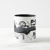 F-15Eの殴打のワシ マグカップ (中央)