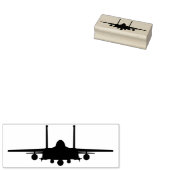 F-15Eストライクイーグル戦闘機ジェット前面ウッドスタンプ ラバースタンプ (押印)