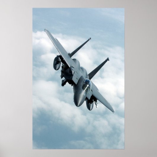 F-15Eストライクイーグル航空機 ポスター (正面)