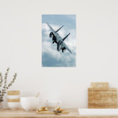 F-15Eストライクイーグル航空機 ポスター (キッチン)
