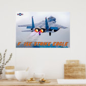 F-15Eストライクイーグル ポスター (キッチン)