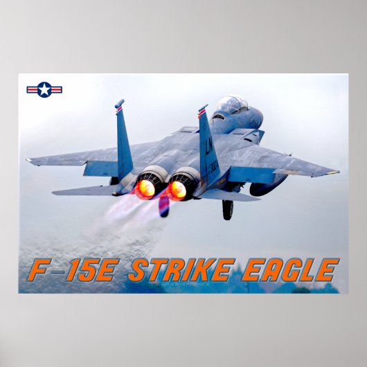 F-15Eストライクイーグル ポスター (正面)