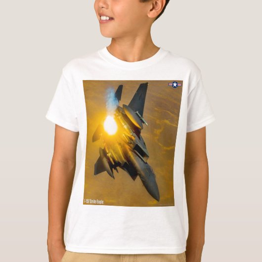 F-15Eストライクイーグル Tシャツ (正面)