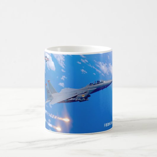 F-15E ストライクイーグル コーヒーマグカップ (中央)