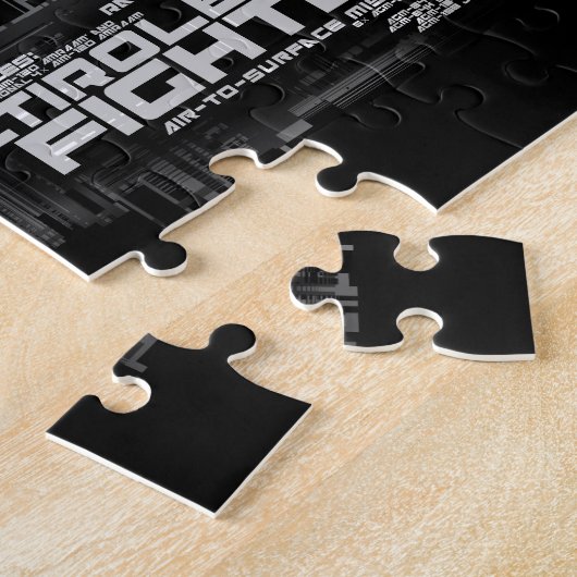 F-15E Strike Eagle 8x10フォトパズル(ギフト付き) B ジグソーパズル (側面)