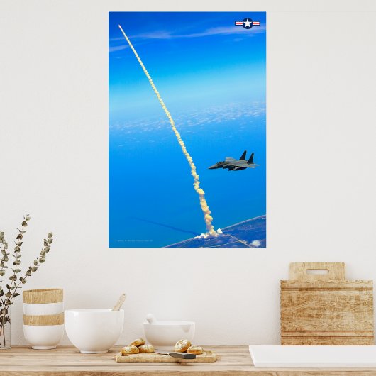 F-15E STRIKE EAGLE - AIR SUPERIENCE PATROL ポスター (キッチン)