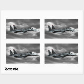 F-15E Strike Eagle Rectangleスタンプ 長方形シール (シート)