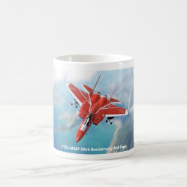  F-15J   JASDF 50th Anniversary Red Eagle コーヒーマグカップ