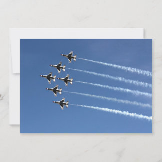 F-16サンダーバーズデルタフォーメーション 招待状