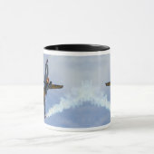 F-16タイガーのターンとバーンズ マグカップ (中央)