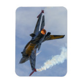 F-16タイガーのターンとバーンズ マグネット (縦)