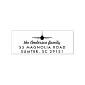 F-16バイパーファイタージェットカスタム差出人住所スタンプ ラバースタンプ (インプリント)