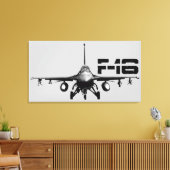 F-16ファイティング《鳥》ハヤブサキャンバスプリント キャンバスプリント (インサイチュ (リビング))