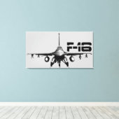 F-16ファイティング《鳥》ハヤブサキャンバスプリント キャンバスプリント (インサイチュ (ウッドフロア))