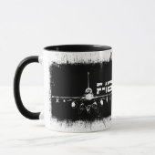 F-16ファイティング《鳥》ハヤブサ11オズリンガーマグ マグカップ (左)