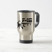 F-16ファイティング《鳥》ハヤブサ15オズトラベル/通勤用マグ トラベルマグ (正面右)