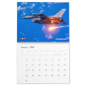 F-16ファイティング《鳥》ハヤブサ カレンダー (1月 2027)