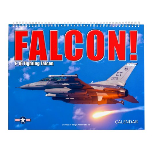 F-16ファイティング《鳥》ハヤブサ カレンダー (カバー)